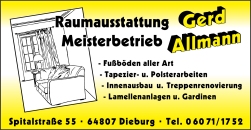 Raumausstattung Meisterbetrieb Gerd Allmann